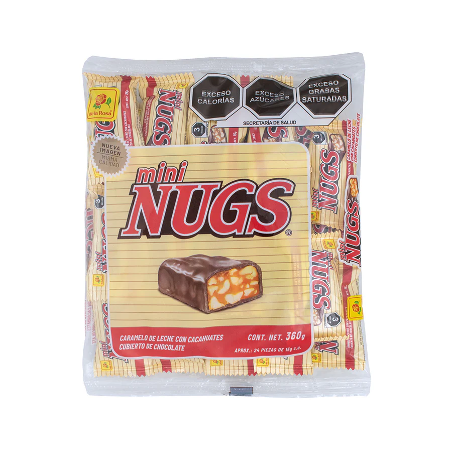 CHOCOLATE MINI NUGS C/24