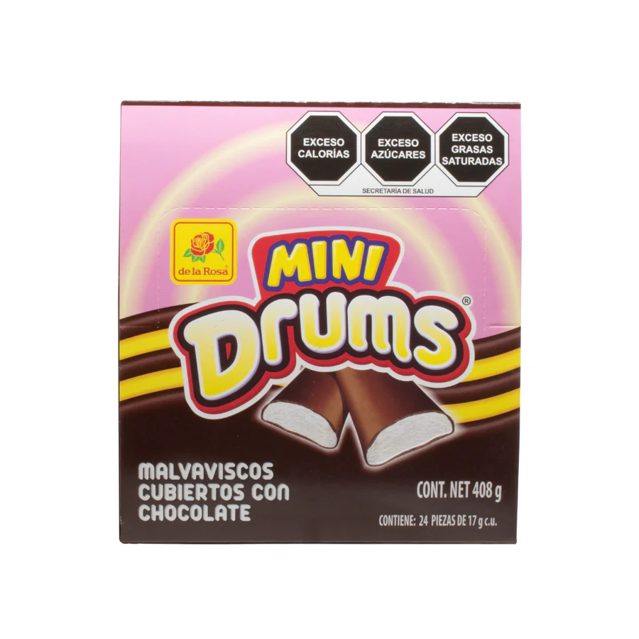 CHOCOLATE MINI DRUMS C/24