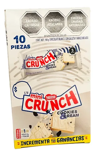CHOCOLATE MINI CRUNCH COOKIS CREAM C/10
