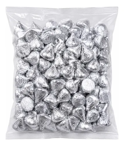 CHOCOLATE KISSES PLATEADO KG
