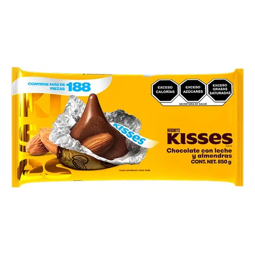 CHOCOLATE KISSES ALMENDRA 850 G