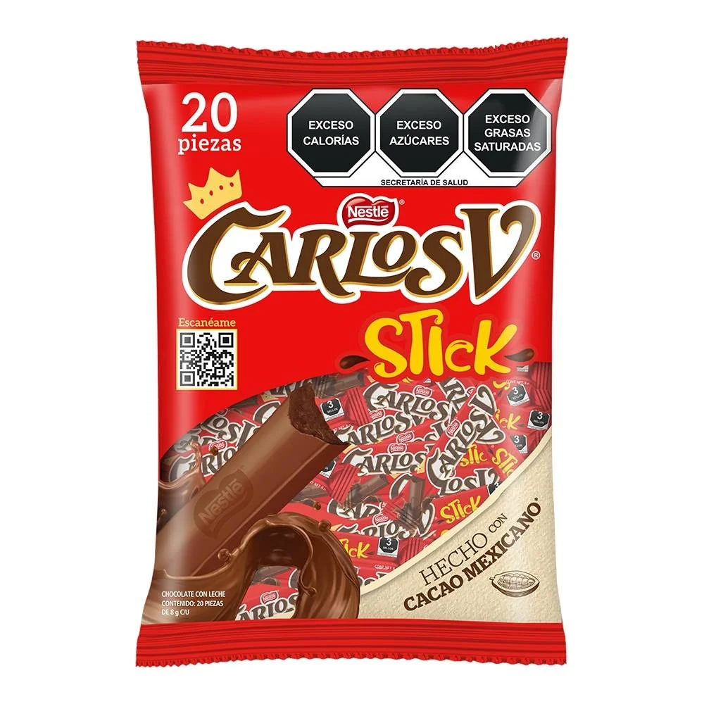 CHOCOLATE CARLOS V STICK C/20