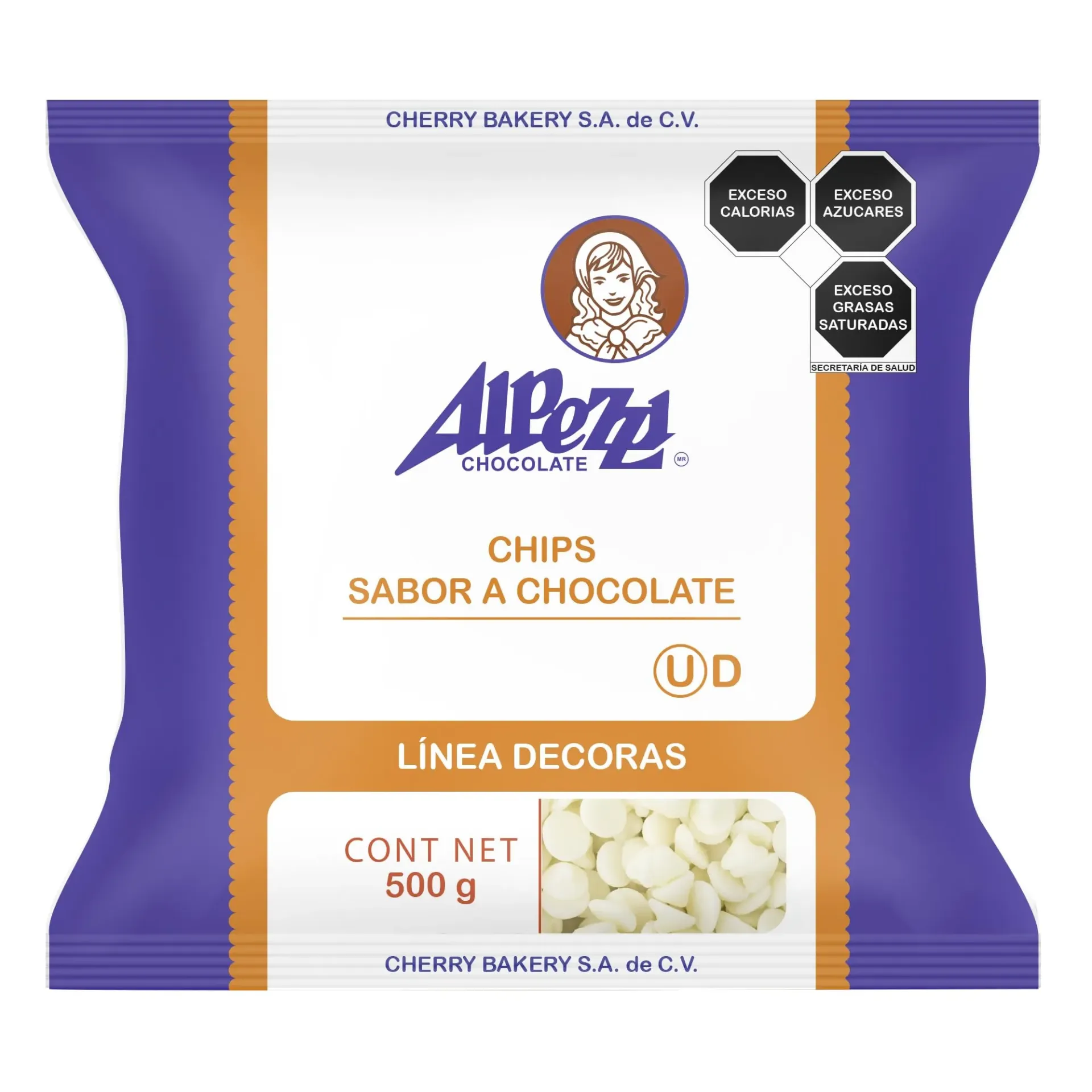 CHOCOLATE ALPEZZI BLANCO 500 G
