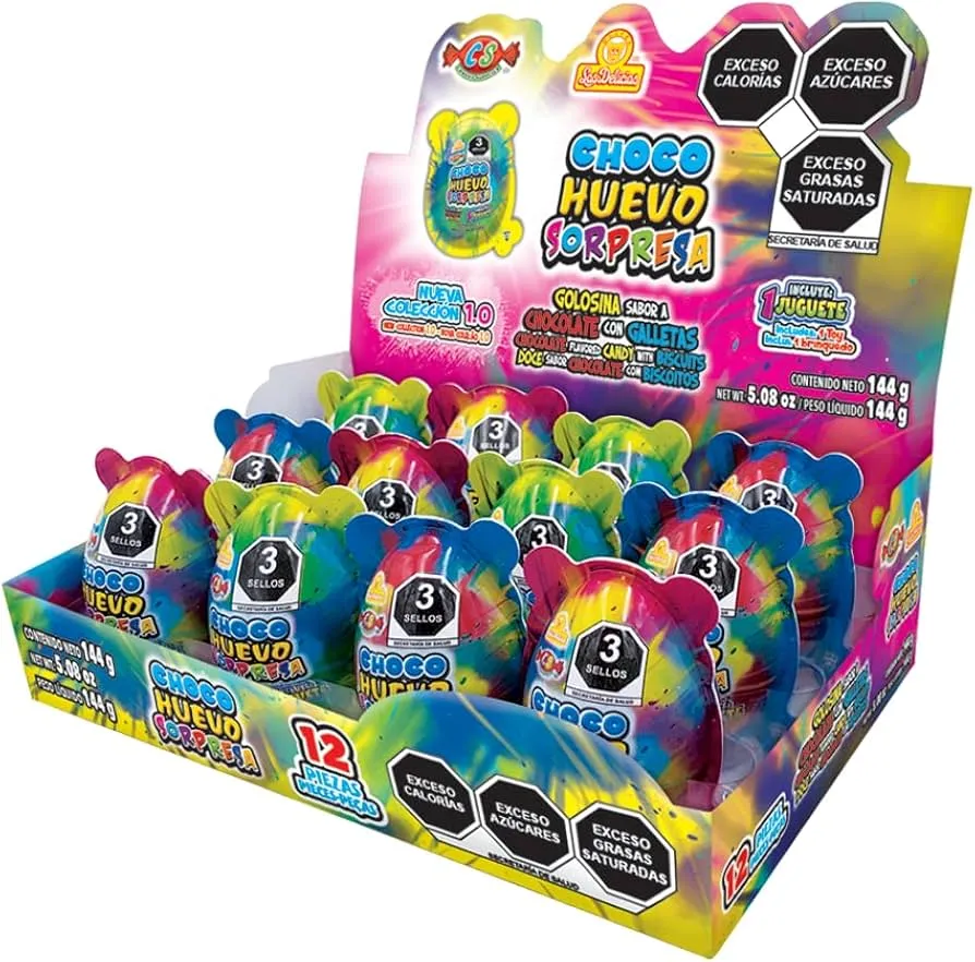 CHOCO HUEVO SORPRESA C/12