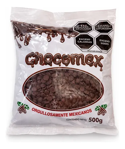 CHIPS HORNEABLE BCO CHOCOMEX 500 G