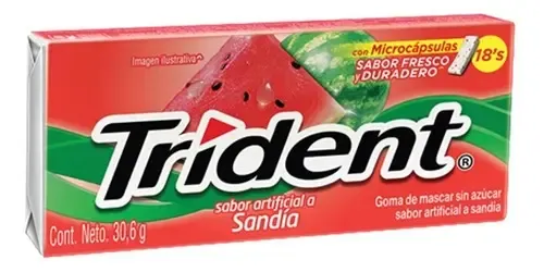 CHICLE TRIDENT VALUE PACK SANDIA C/18