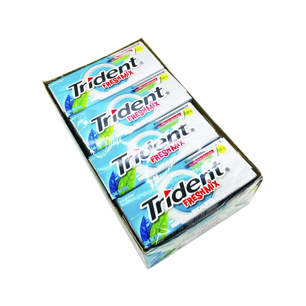 CHICLE TRIDENT VALUE PACK FRESHMIX