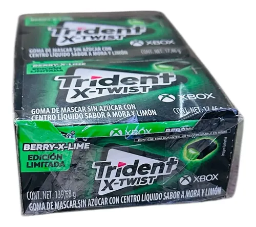 CHICLE TRIDENT TWIST XBOX C/8